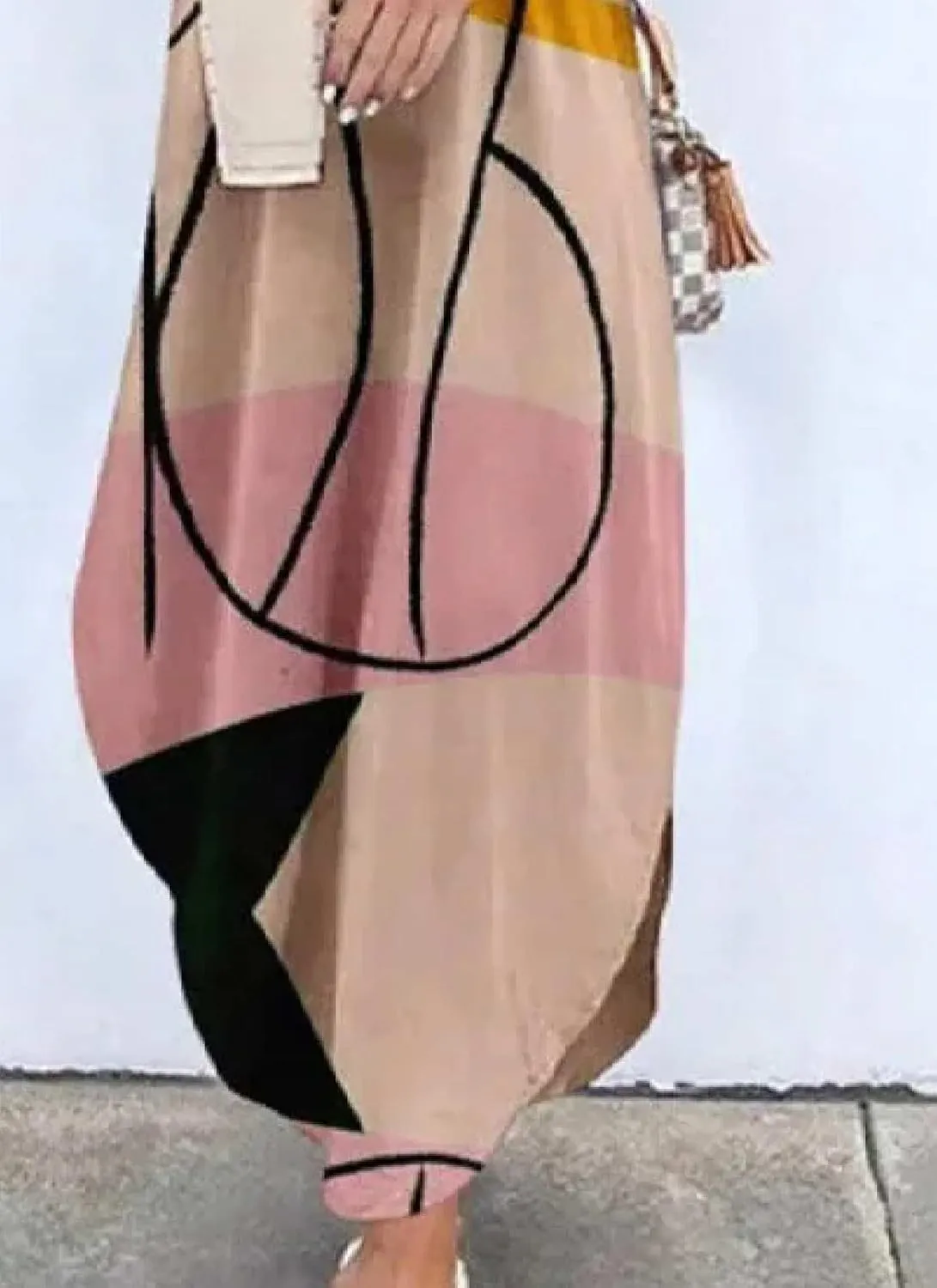 2025 Women's Spring Summer Boho Sleeveless Dress Print Casual Loose Irregural Hem Flowy Maxi Dress