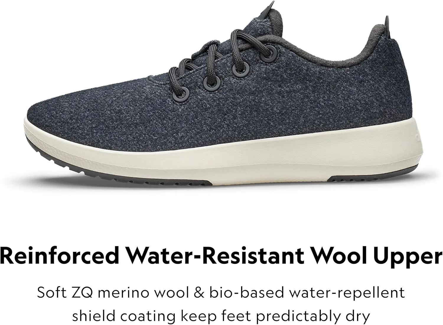 Allbirds Women’s Wool Runner Mizzles Water-Repellent Breathable Casual Walking Sneakers Made with Eco-Friendly Merino Wool