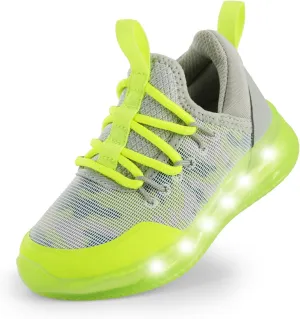 AMZZPIK LUMIKICK Light Up Shoes for Boys Girls Kids Tennis Sneakers Walking Led Glow Shoe for Toddler