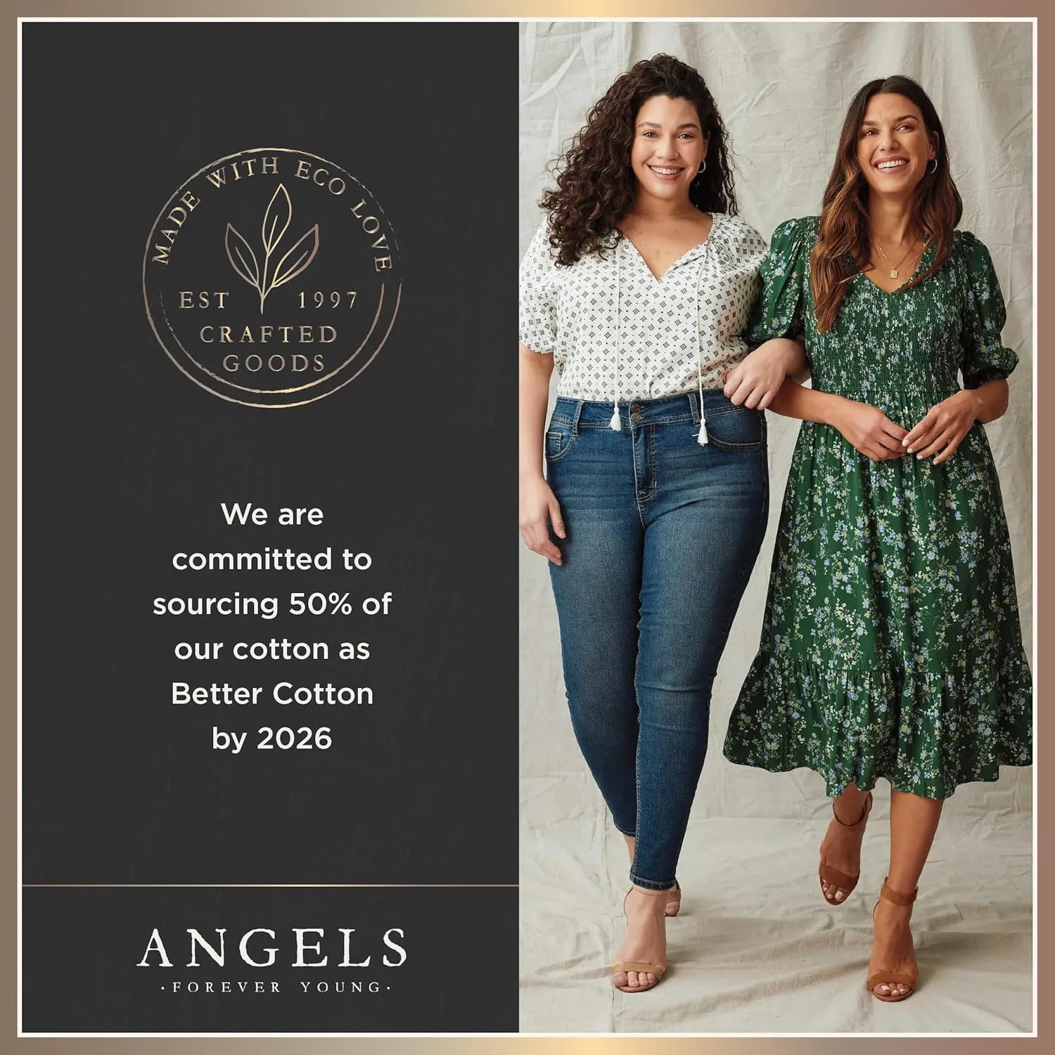 Angels Forever Young 360 Sculpt Bootcut Jeans For Women Figure Enhancing Stretch Denim