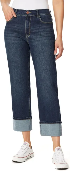 Angels Forever Young Women's Signature Straight Crop Jeans