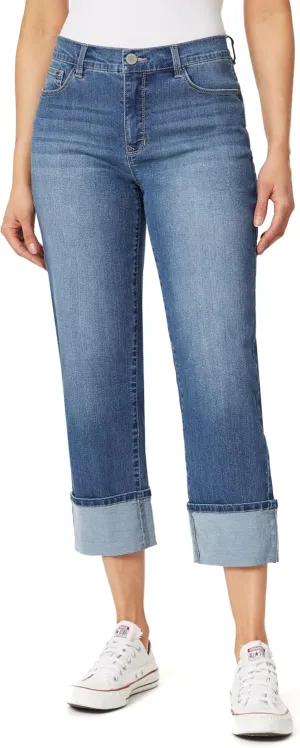 Angels Forever Young Women's Signature Straight Crop Jeans