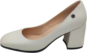 Axellion Pumps for Women, Chunky Heel Low Top Loafers Japanese Uniform Slip On Pumps Shoes JK Lolita Anime Cosplay Shoes with Small Buckle