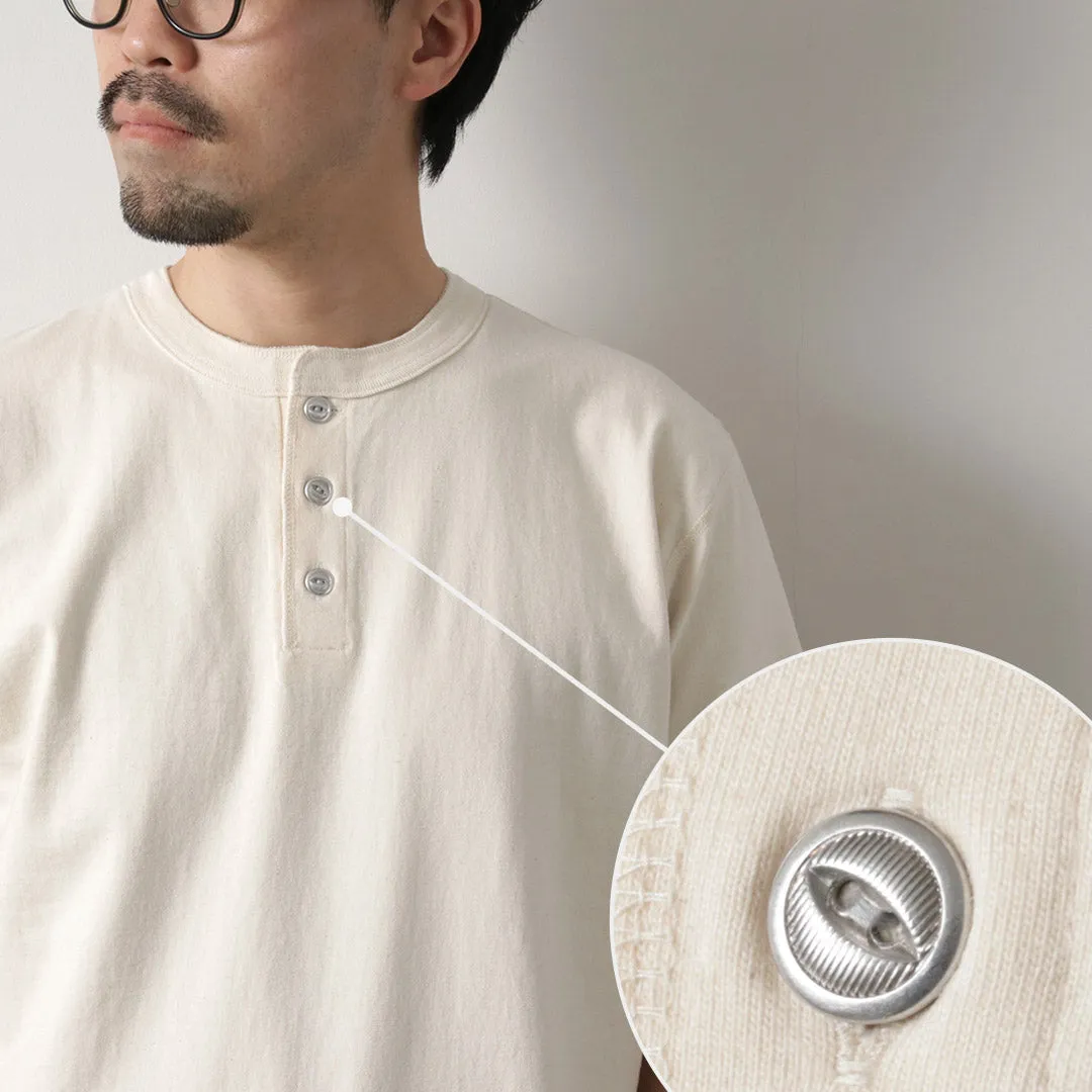 BARNS / Cozun Knitting Henry Neck Short Sleeve T-shirt SP Buttonworks