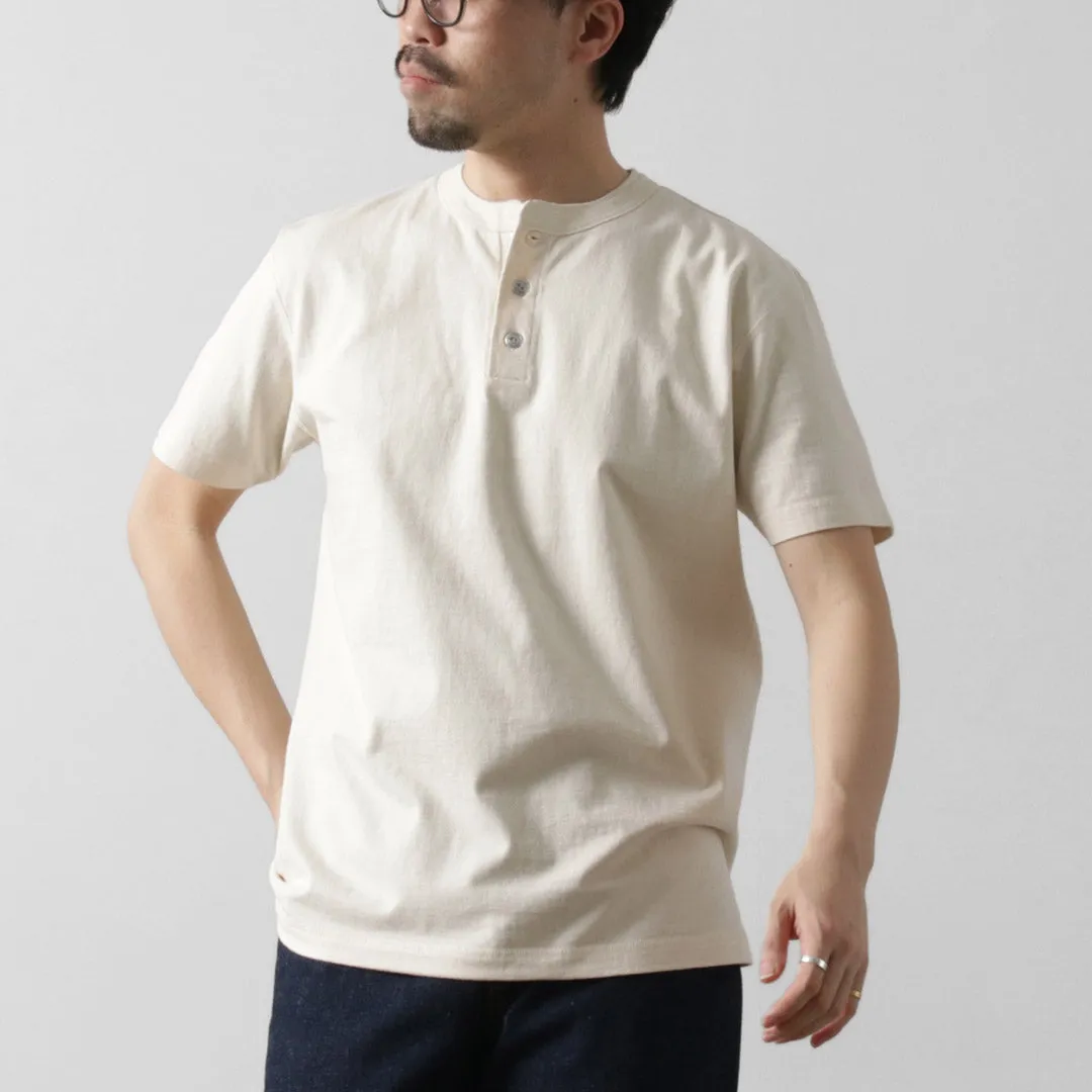 BARNS / Cozun Knitting Henry Neck Short Sleeve T-shirt SP Buttonworks