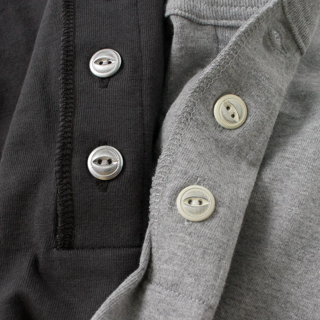 BARNS / Cozun Knitting Henry Neck Short Sleeve T-shirt SP Buttonworks