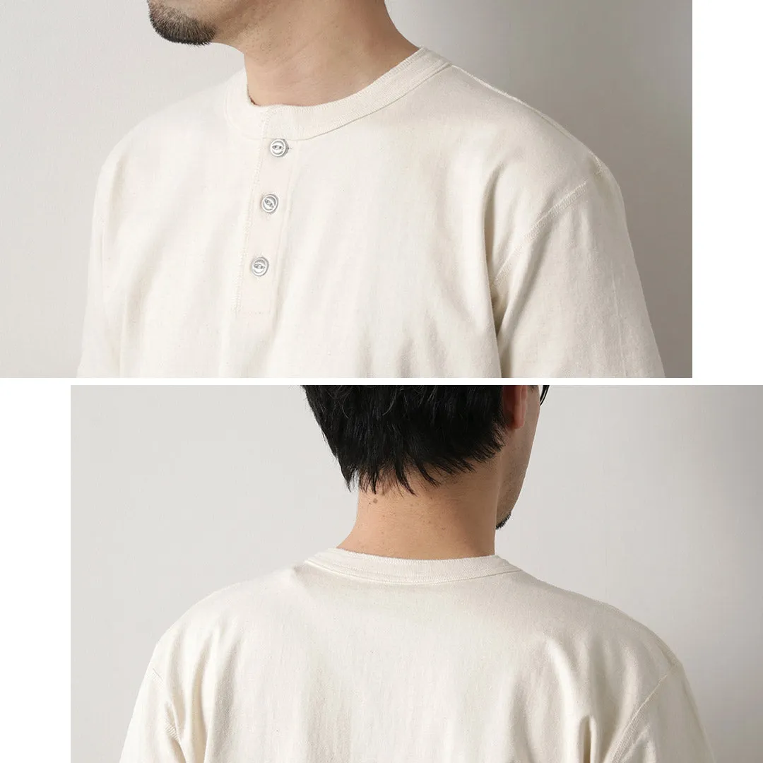 BARNS / Cozun Knitting Henry Neck Short Sleeve T-shirt SP Buttonworks