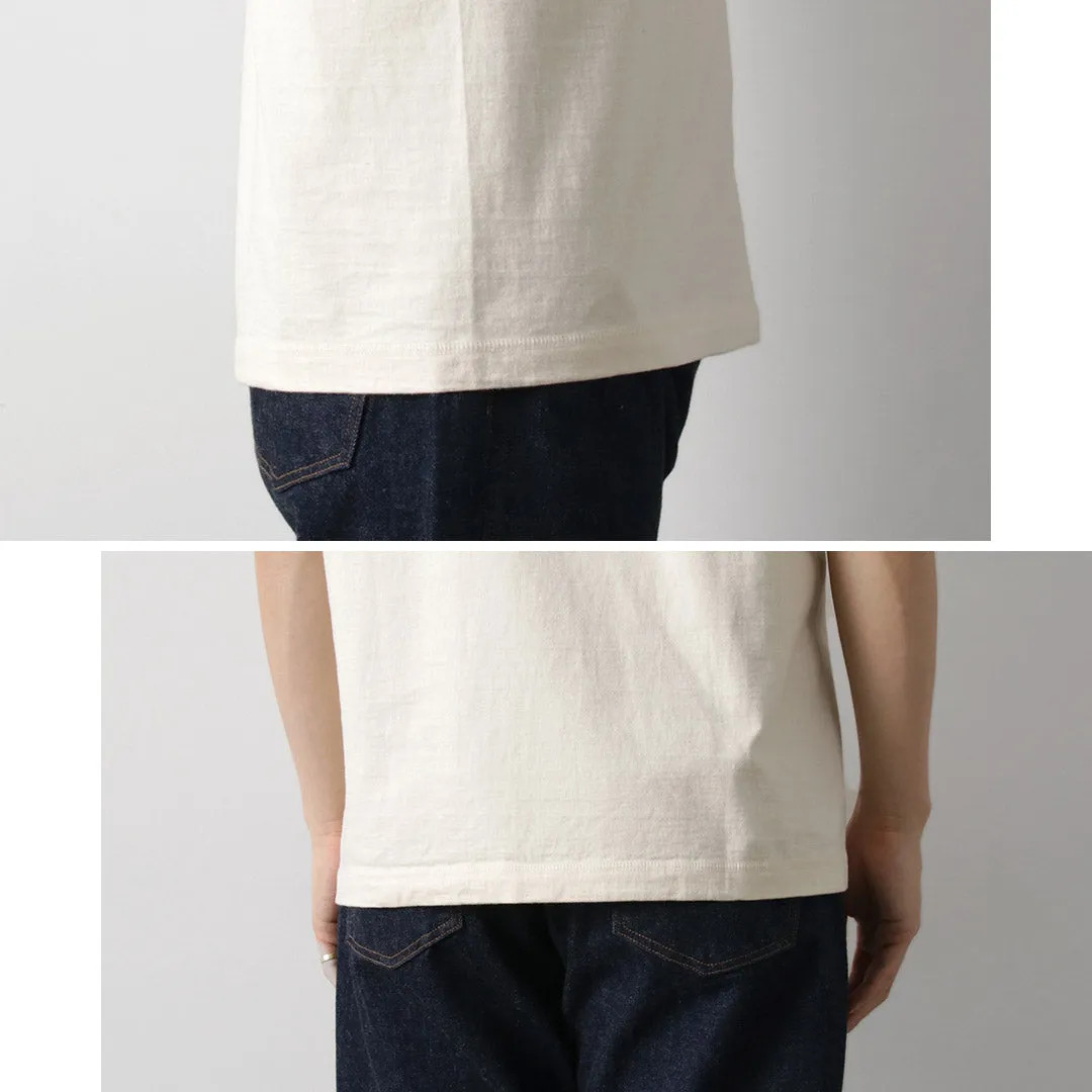 BARNS / Cozun Knitting Henry Neck Short Sleeve T-shirt SP Buttonworks
