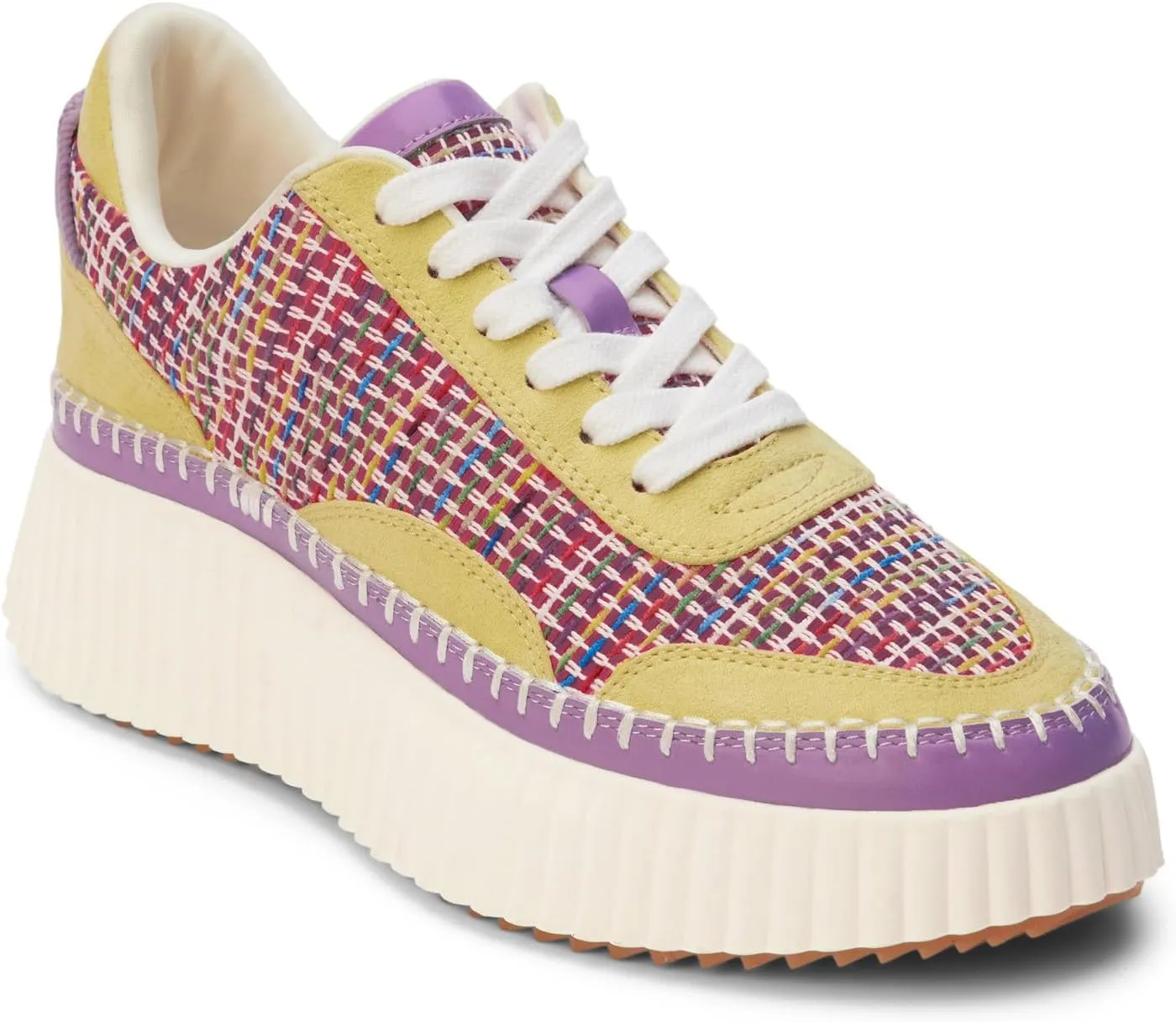 Coconuts by Matisse Womens Go to Platform Lace Up Sneakers Shoes Casual - Beige