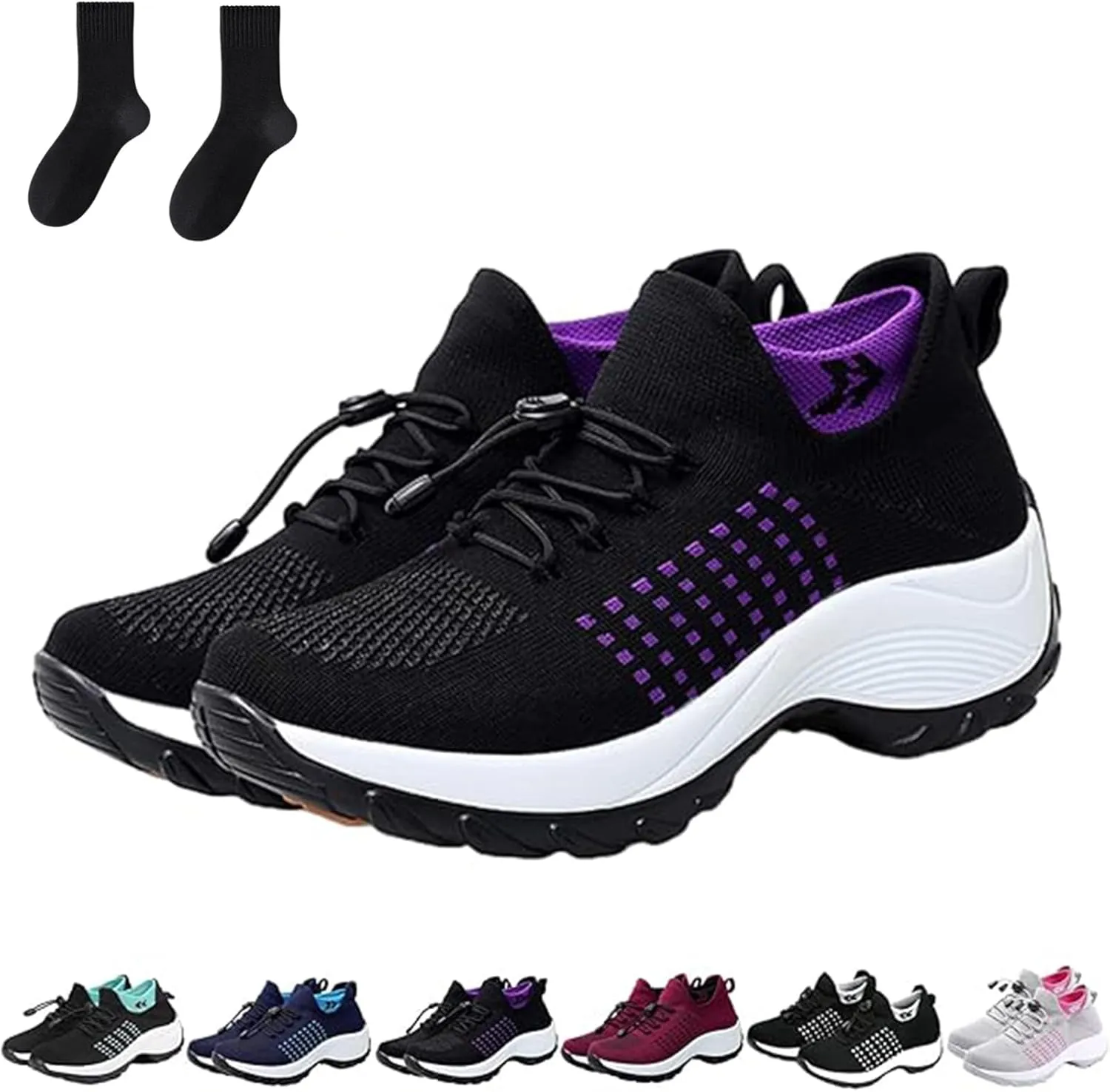 Comfort Wear Orthowear Shoes for Women, Ortho Stretch Cushion Sneakers with Air Insole for All Day Support
