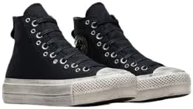 Converse Women's Chuck Taylor All Star Lift Platform Denim Fashion Sneakers