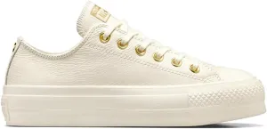 Converse Women's Chuck Taylor All Star Lift Platform Gold Sneakers