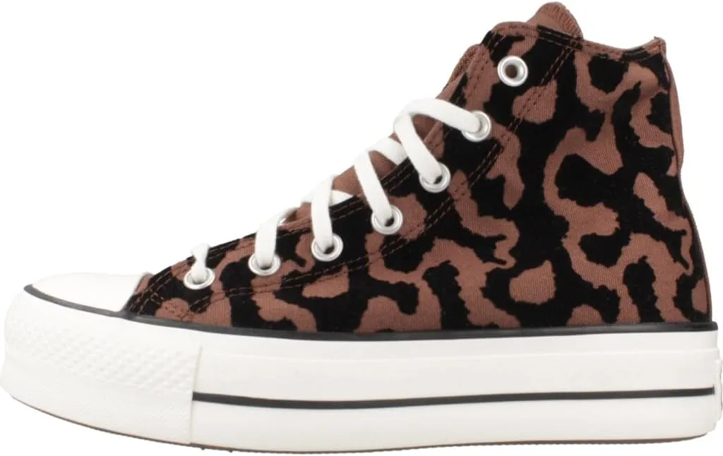Converse Women's Chuck Taylor All Star Lift Platform Leopard Remix Sneakers