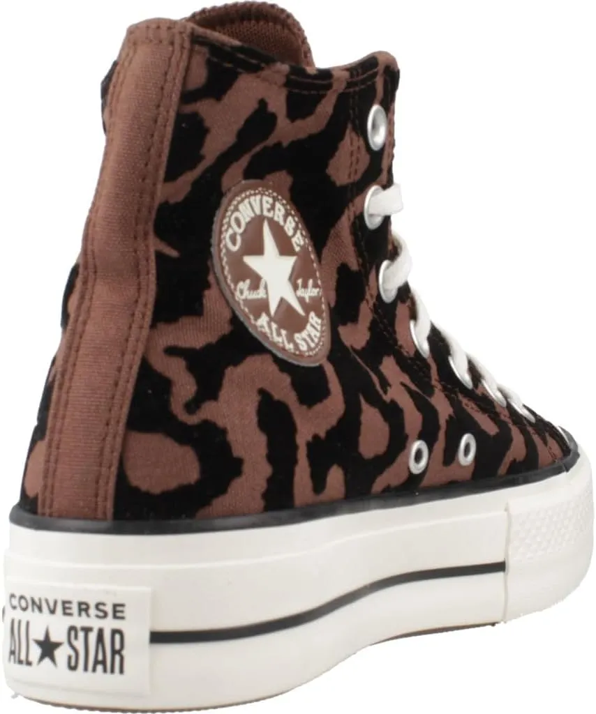 Converse Women's Chuck Taylor All Star Lift Platform Leopard Remix Sneakers