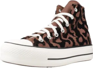Converse Women's Chuck Taylor All Star Lift Platform Leopard Remix Sneakers