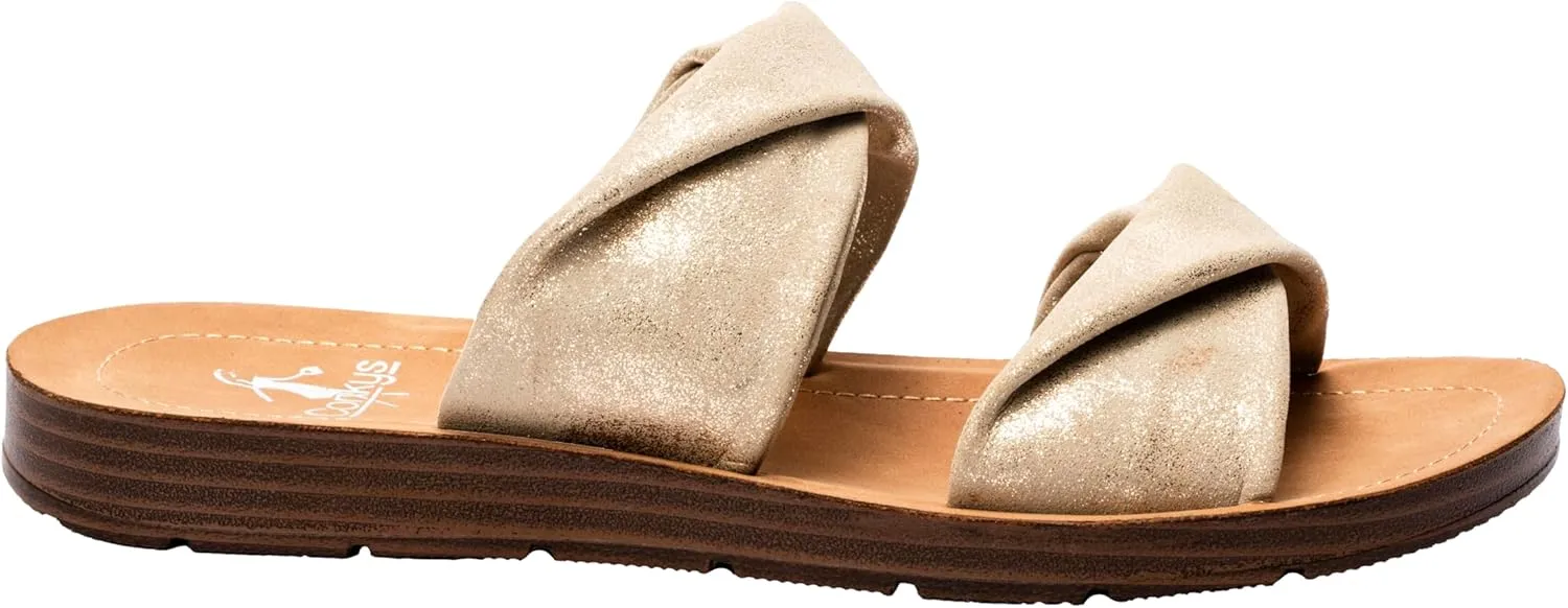 Corkys Footwear With A Twist Womens Slide on Sandals
