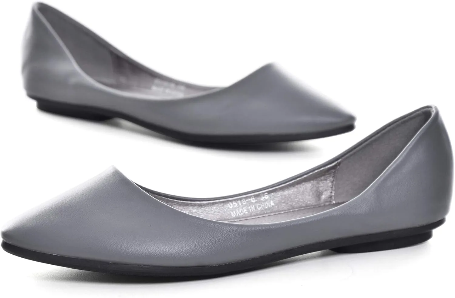 Dear Time Women Buckle Ballet Flat Shoes Square Toe Loafers Comfortable Wedding Shoes for Girls
