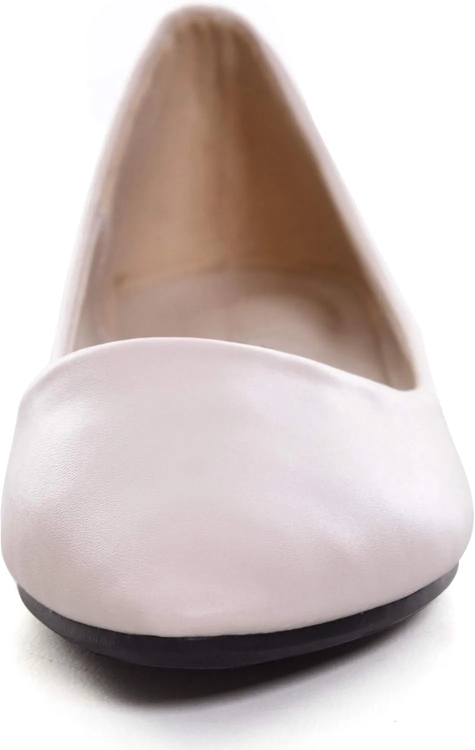 Dear Time Women Buckle Ballet Flat Shoes Square Toe Loafers Comfortable Wedding Shoes for Girls