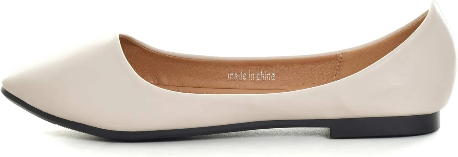 Dear Time Women Buckle Ballet Flat Shoes Square Toe Loafers Comfortable Wedding Shoes for Girls