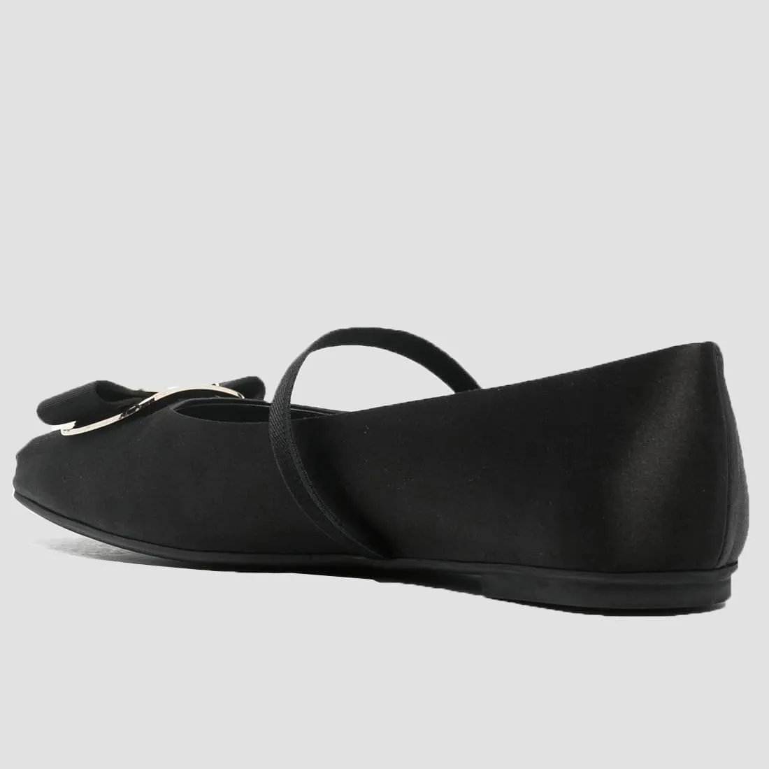 Divanne Ballet Flats for Women, Bowtie Mary Jane Flats Square Toe Ballerina Shoes with Strap