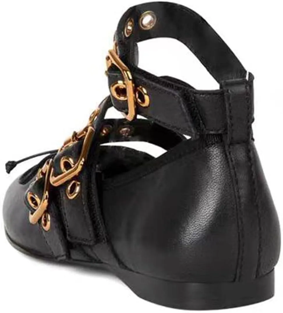 Divanne Ballet Flats for Women, Cross-Strap Ballerina Shoes Bowtie Mary Jane Flats Dress Ballet Shoes with Ankle Strap