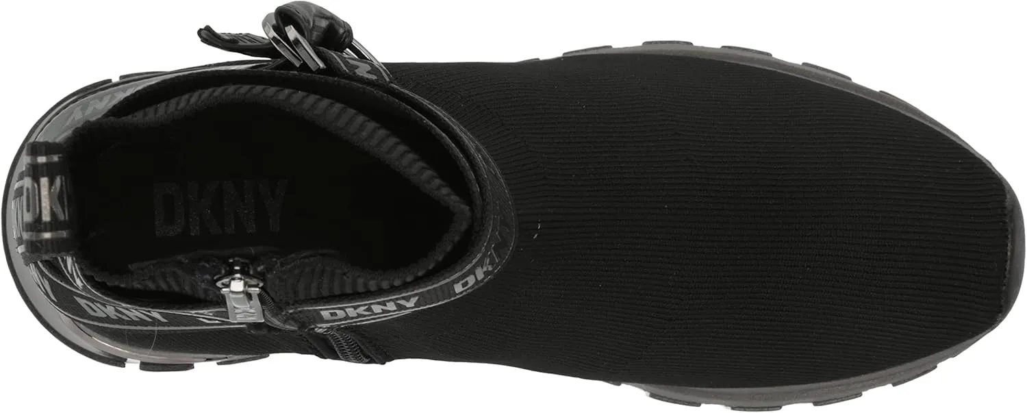 DKNY Women's High Top Slip-On Wedge Sneaker