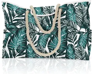Fashion Women Beach Bag Oxford Summer Tote Bag Large Capacity Shoulder Bag Handbag Striped Pool Bag