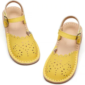 Flaryzone Toddler Little Girls Glitter Flower Open-Toe Flat Dress Sandals Summer Shoes