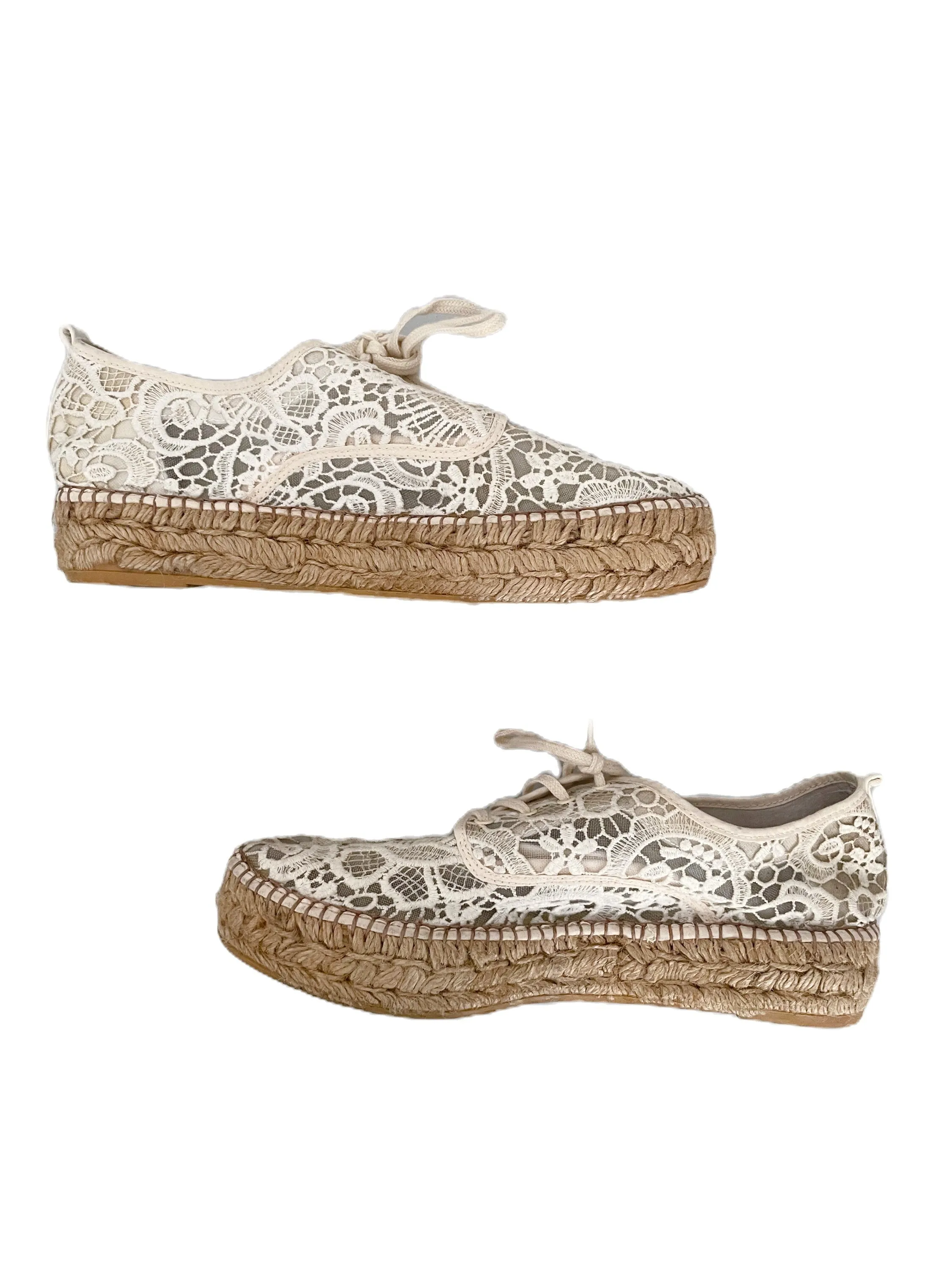 Gaimo Lace Espadrilles UK 7