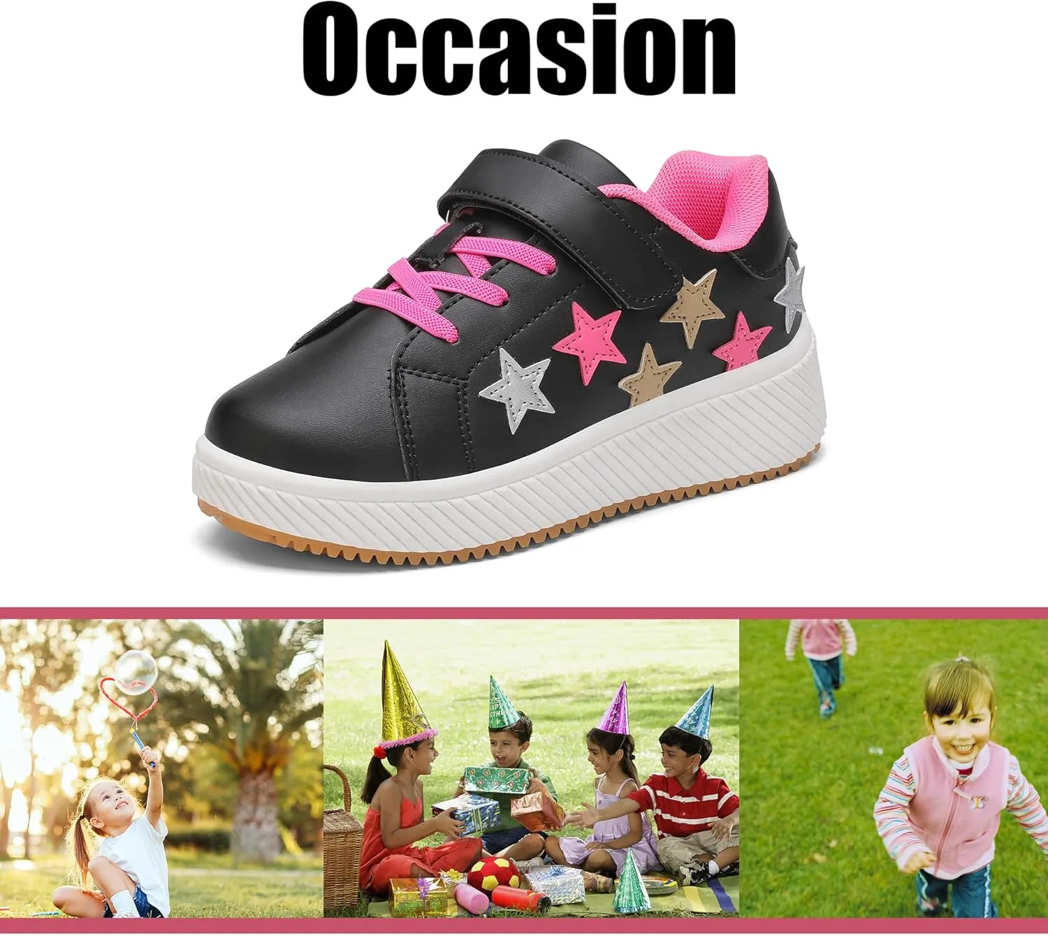 Girls Boys Sneakers Kids Running Tennis Shoes Glitter Sparkly Braided Bling Design,Athletic Shoes for Children Youth