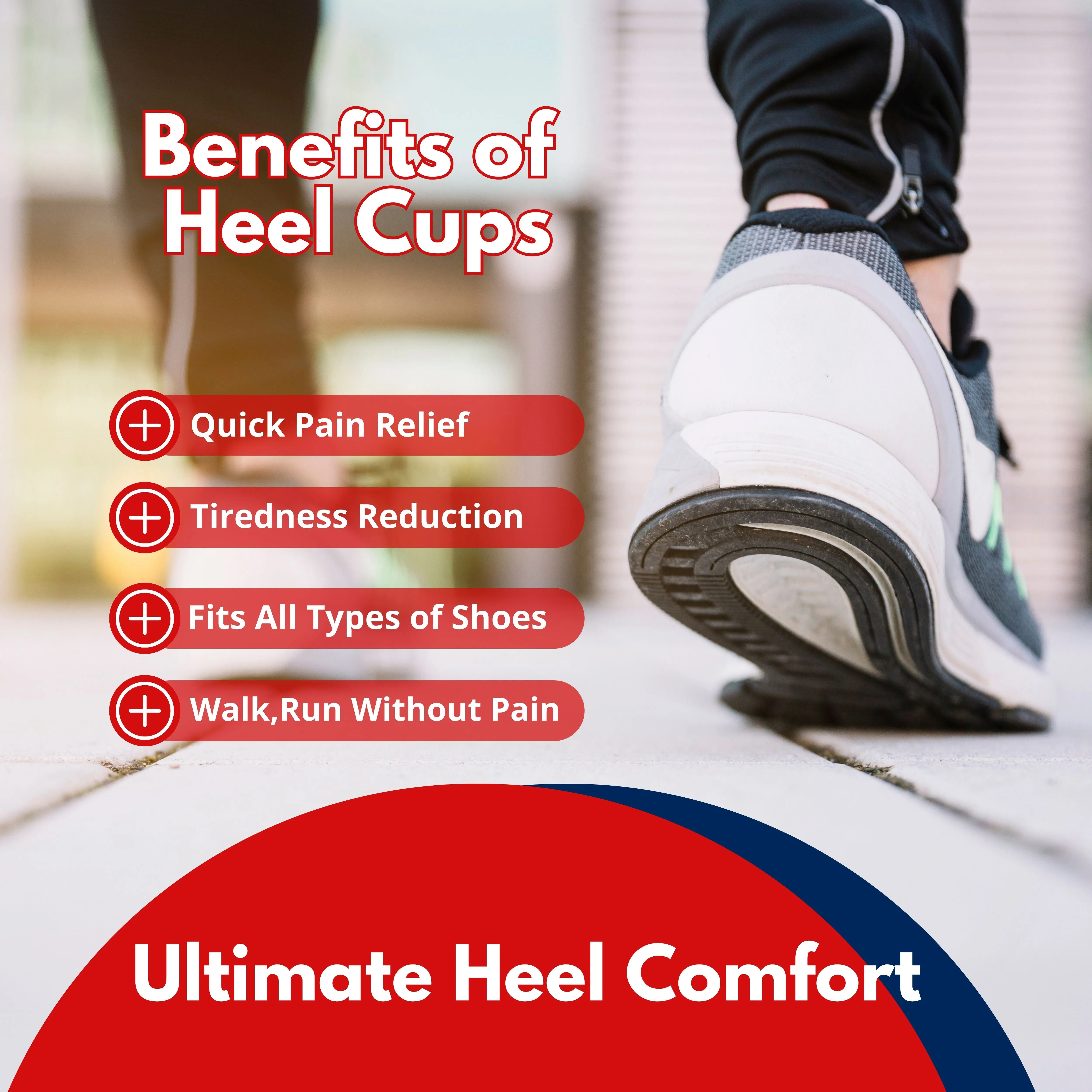 Heel Cushions – Effective Pain Relief, Shock Absorption & Improved Pressure