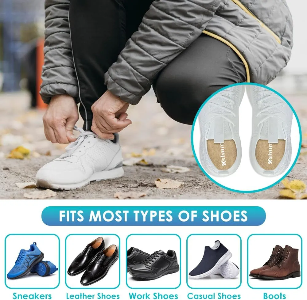 Heel Cushions for Achilles Tendonitis Relief, Heel Cups for Heel Pain and Plantar Fasciitis, Heel Lift Inserts Provide Support and Cushioning for Men Women (Apricot, Large: W 9.5-13.5 | M 8-13)