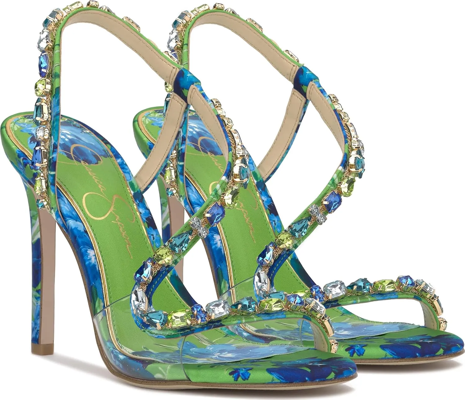 Jessica Simpson Women's Jaycin Embellished Heeled Sandal