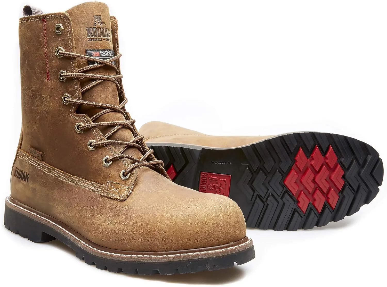 Kodiak Men's 8-Inch McKinney Soft Toe Waterproof Industrial Boot