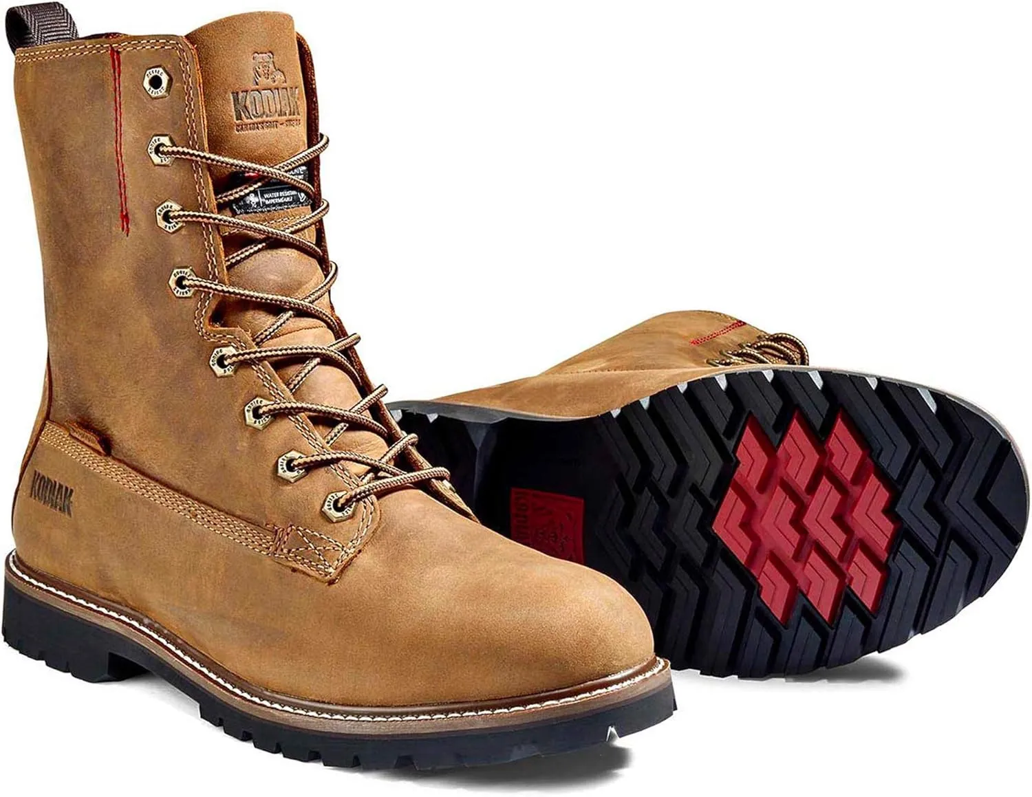 Kodiak Men's 8-Inch McKinney Soft Toe Waterproof Industrial Boot