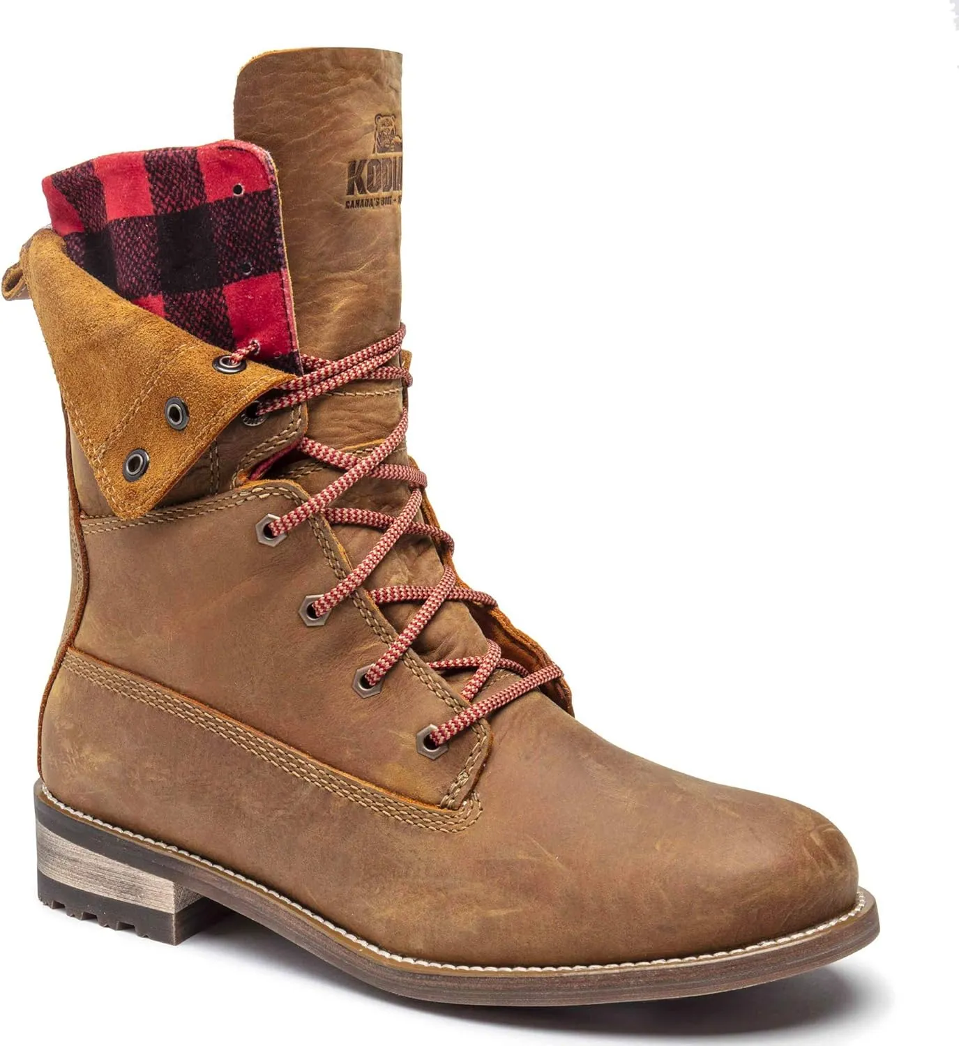 Kodiak Women's 8 in Cloverdale Plaid Ankle Boot