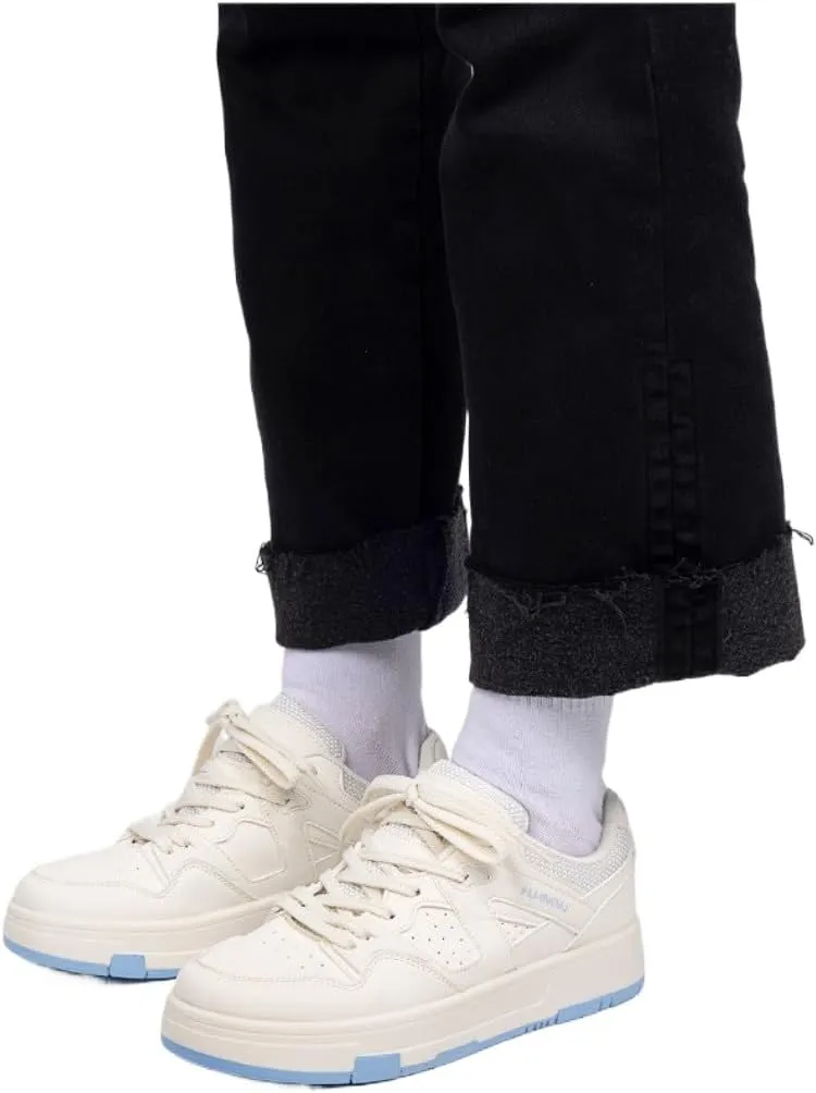 Korean Chunky White Sneakers | Kawaii Academy Style | Cloud Sole & Hidden Heel Lift | Comfortable Dad Shoes for Women Runner| Trendy Outfit | Gift for Daughter | Travel-Friendly