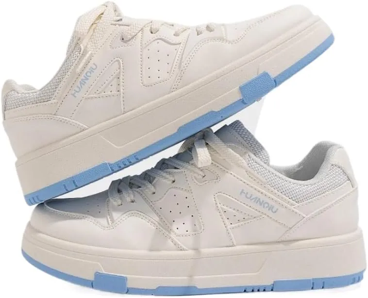 Korean Chunky White Sneakers | Kawaii Academy Style | Cloud Sole & Hidden Heel Lift | Comfortable Dad Shoes for Women Runner| Trendy Outfit | Gift for Daughter | Travel-Friendly