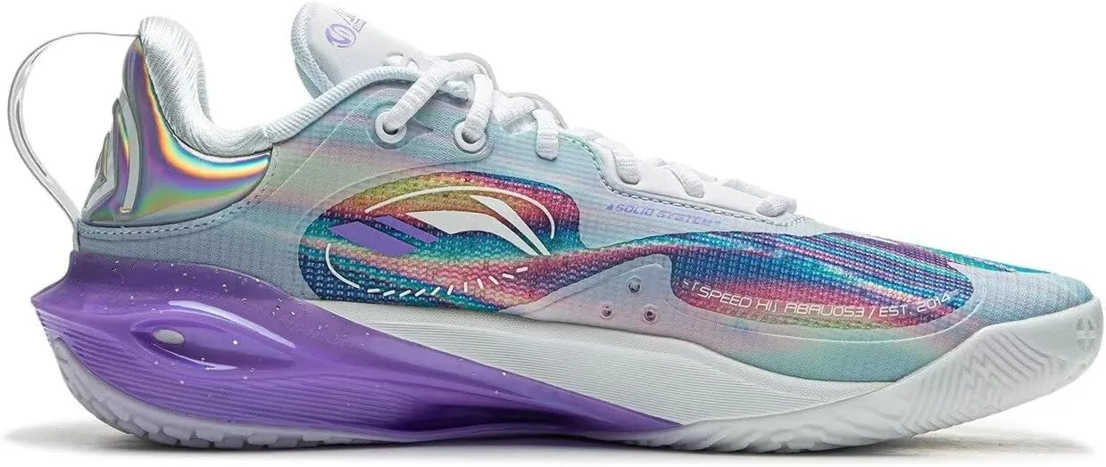 LI-NING Speed Series Men Professional Basketball Shoes Wearable Anti-Slippery Lightweight Sports Sneakers ABAU021 ABAU053