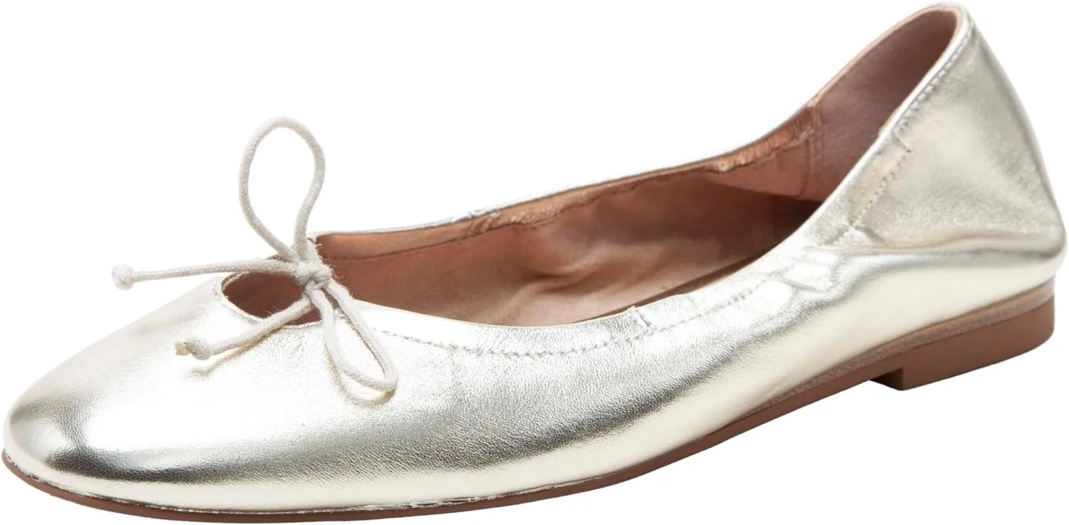 Linea Paolo - Mila - Womens Ruched Top Line Ballet Flats