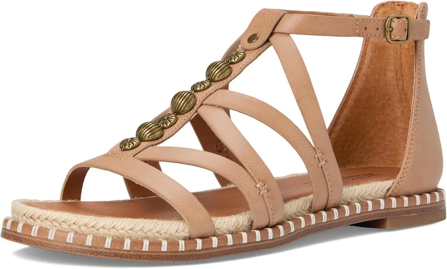 Lucky Brand Women's Korina Beaded Gladiator Sandals Flat