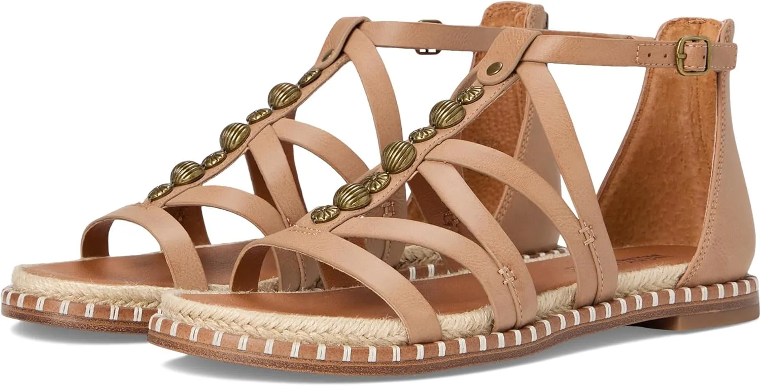 Lucky Brand Women's Korina Beaded Gladiator Sandals Flat