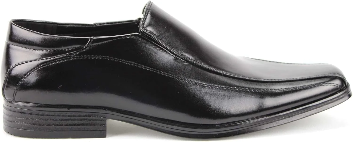 Men's 31192 Classic Square Toe Slip On Moccasin Loafers Dress Shoes