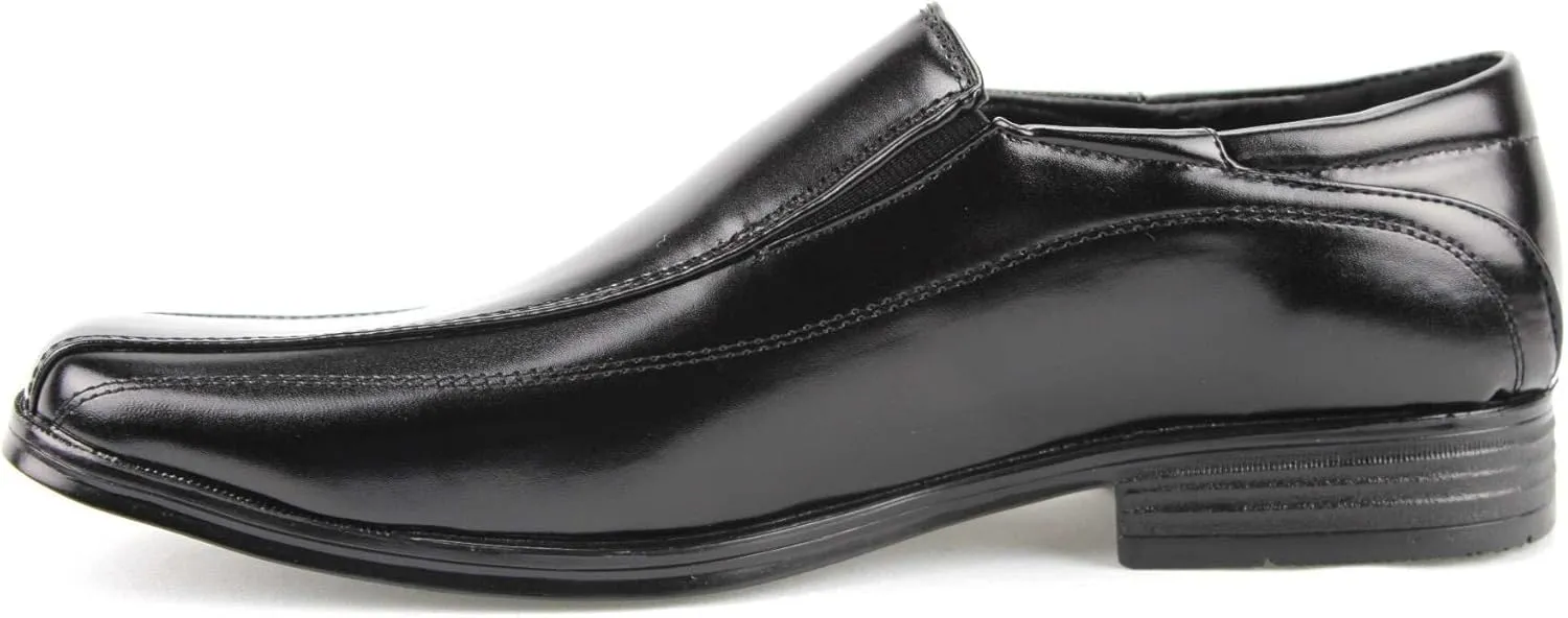 Men's 31192 Classic Square Toe Slip On Moccasin Loafers Dress Shoes