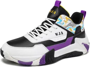 Men's Basketball Shoes Lightweight and Breathable Running Shoes Anti-Slip Outdoor Sports Shoes