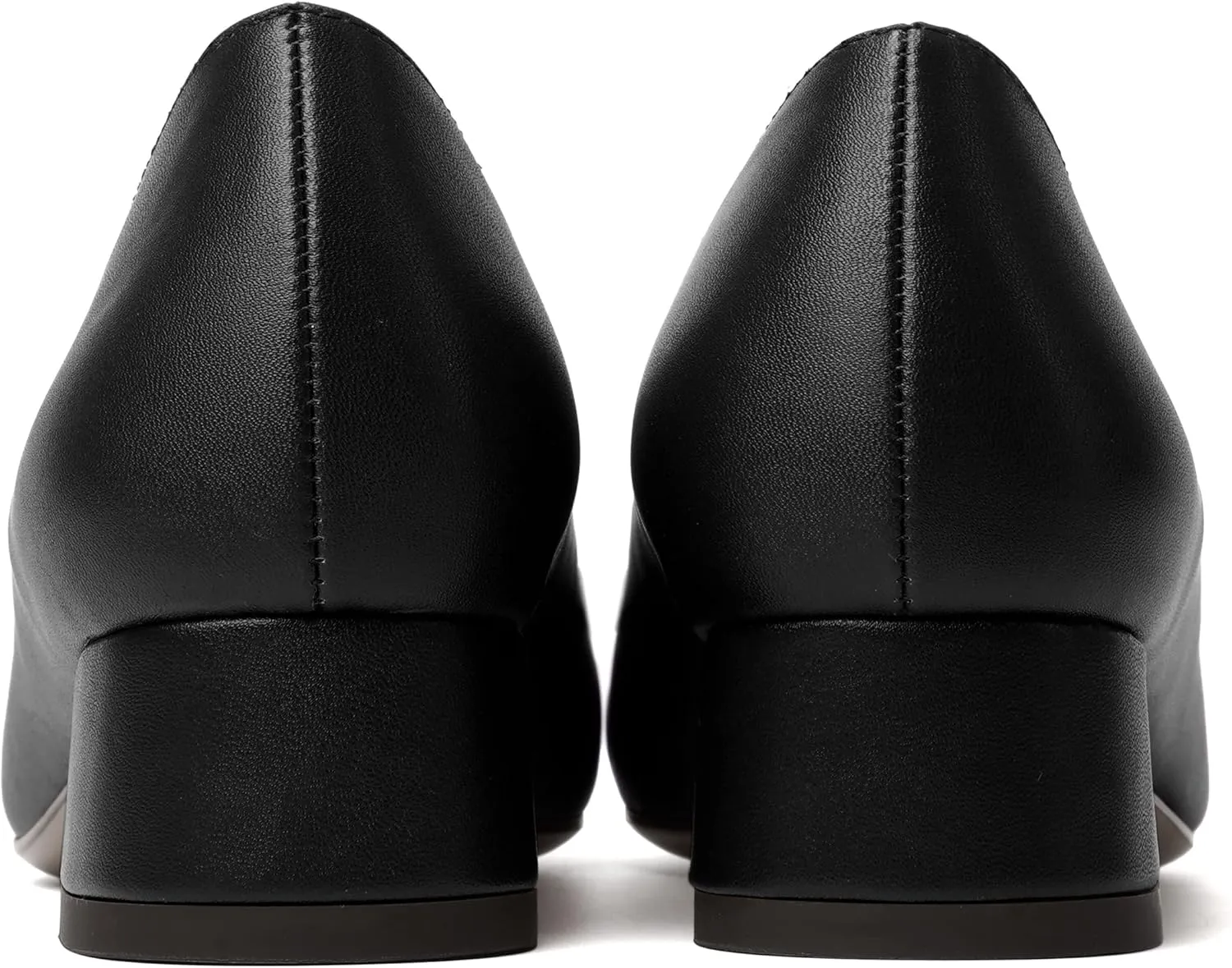 MERRORI Womens Matte Casual Office Slip On Square Toe Chunky Low Heel Loafers Shoes 0.5 Inch