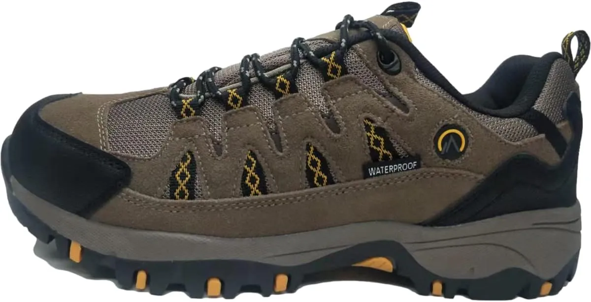 Nevados Men's Ron Waterproof Hiking Shoe | Lightweight for Trail, Walking, Summer Outdoors | Comfortable w/Memory Foam | Rugged Carbon Rubber Sole