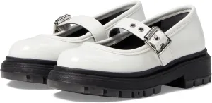 NINA Girl's Kathy (Toddler/Little Kid/Big Kid) White Crinkle Patent 10 Toddler M