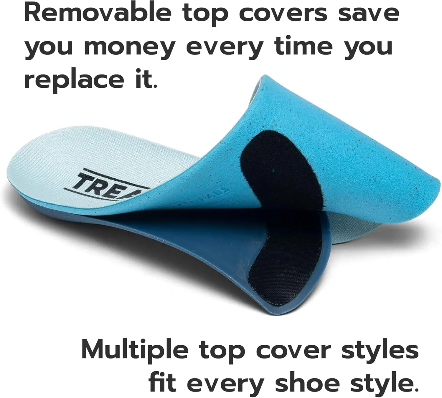 Pace Insoles Wide Foot Arch Supports for Flat Feet to High Arches - Extra Firm Men’s and Women’s Orthotics for Foot Pain Relief, Plantar Fasciitis, Supination – Deep Heel Cup - Replaceable Top Cover