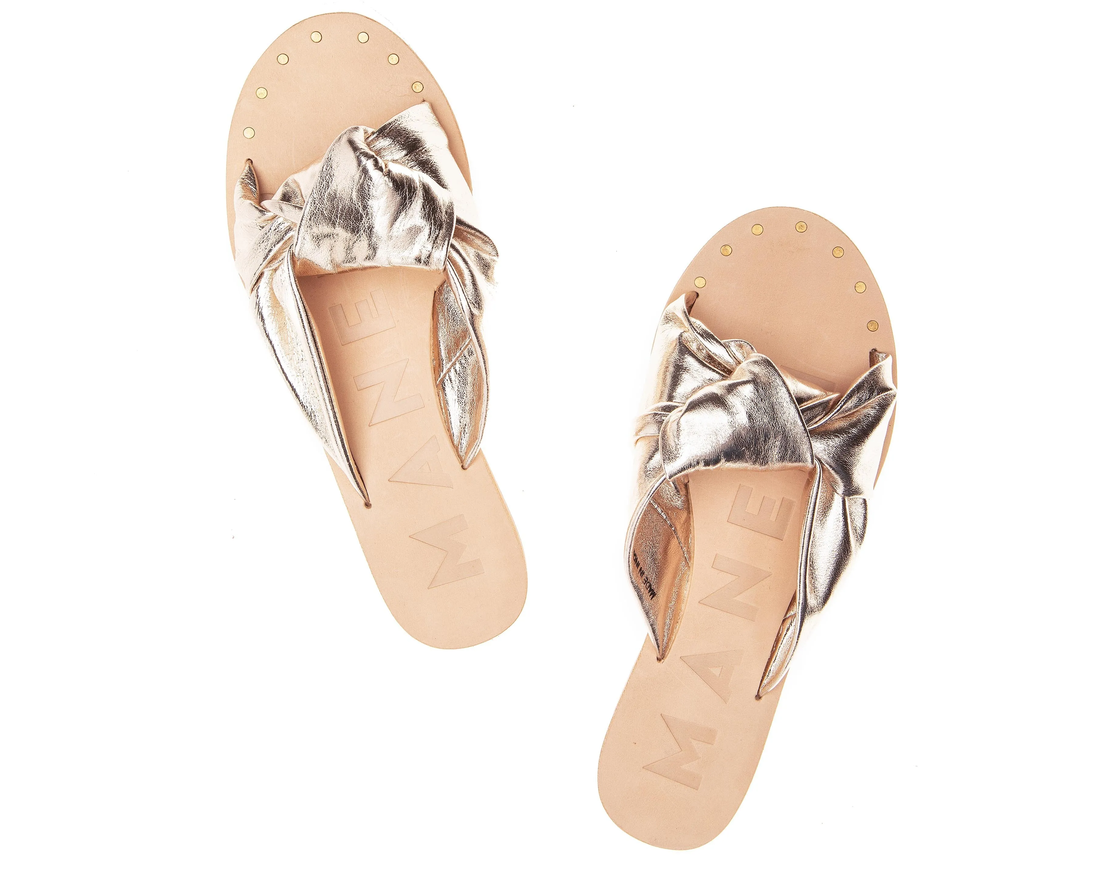 Platinum Ibiza Sandals Leather Timely arrival - - Knot Quick delivery